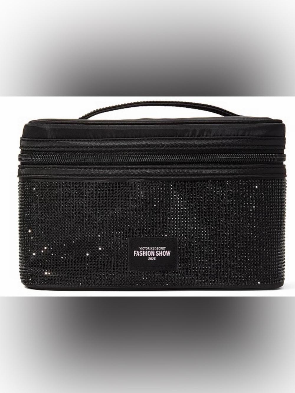 NWT Victoria’s Secret 2026 Fashion Show commemorative black sequined train case